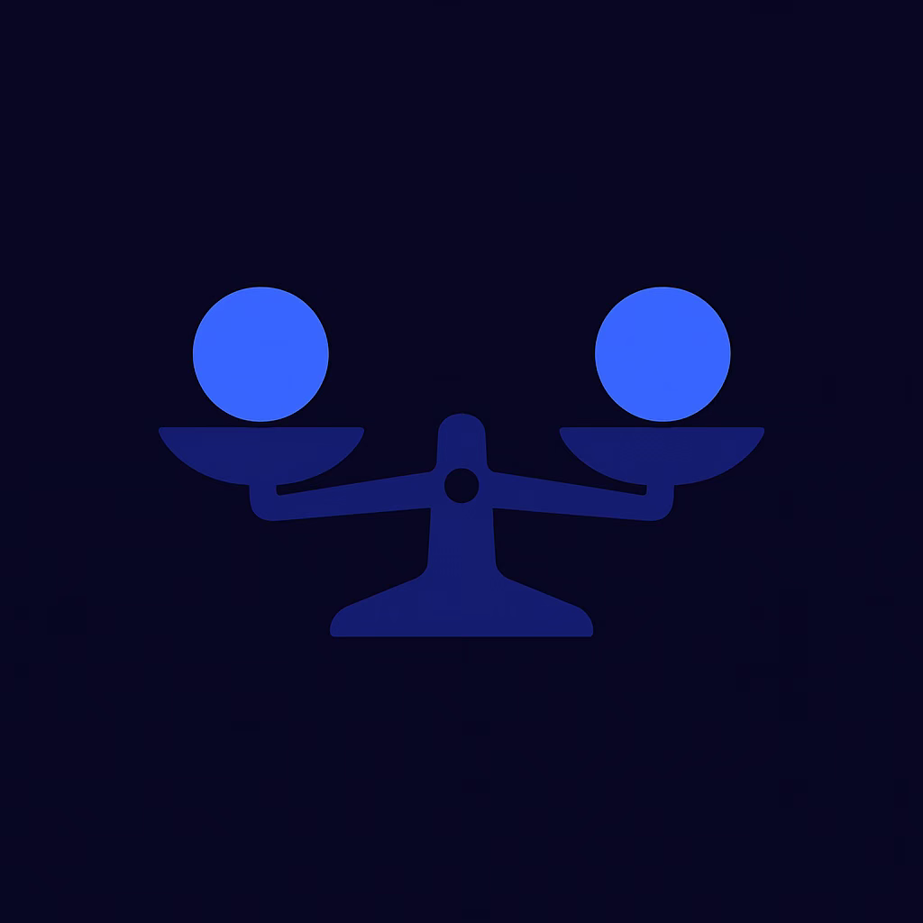 A image of a concrete sphere, balanced between two other larger spheres