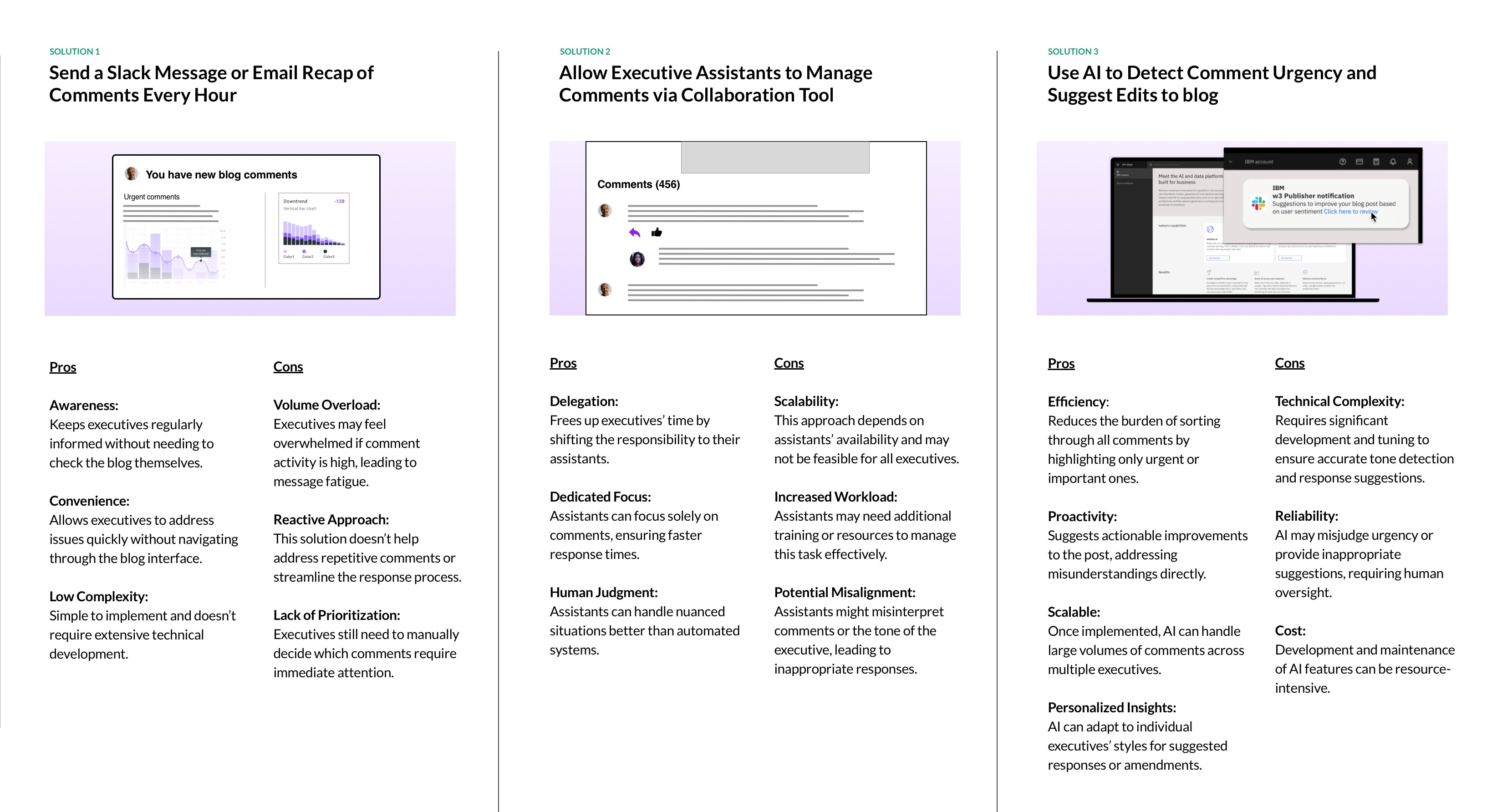 A render of three white cylindrical columns, against a warm creme background
