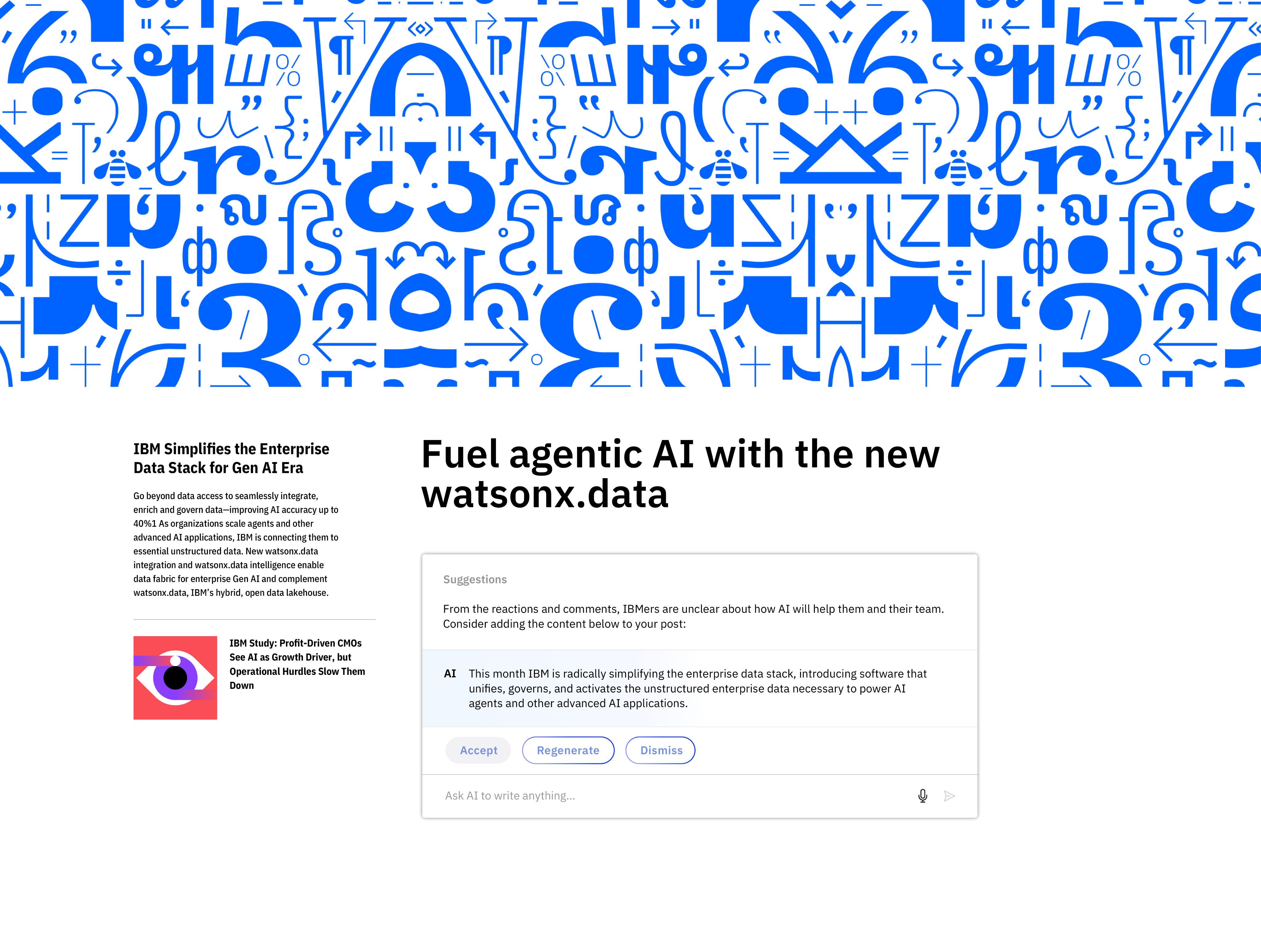 Data points on top of landscape
